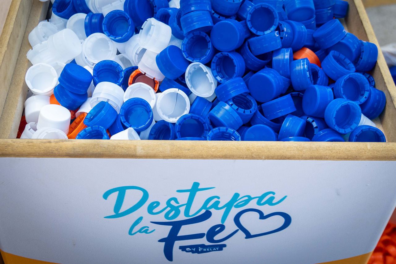 Más de 58 mil tapas donadas para el mural ecológico de la Chinita Más de 58 mil tapas donadas para el mural ecológico de la Chinita del Plan Noviembre 2022