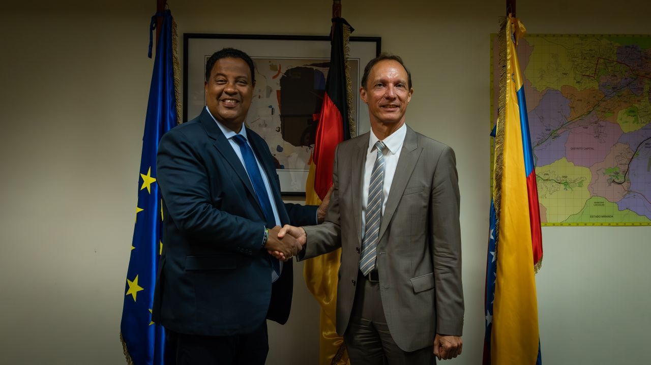 Alcalde de Maracaibo conversa con embajada de Alemania (1)