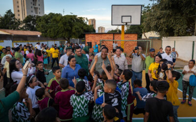 Alcaldía de Maracaibo recupera la cancha deportiva del sector Don Bosco en Olegario Villalobos, la séptima en este año