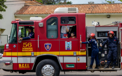 Tranvía de Maracaibo lanza su ruta Bombero por un Día para el disfrute de los más pequeños