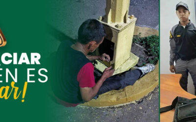 Polimaracaibo lo capturó hurtando el cableado de un semáforo recién instalado en la calle Cecilio Acosta por la Alcaldía