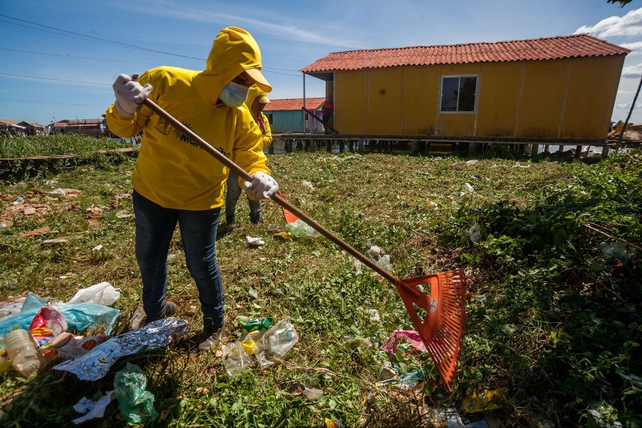 117 TON de desechos plásticos retiró la Alcaldía de Maracaibo del parque Vereda 2 y Santa Rosa de Agua (3)