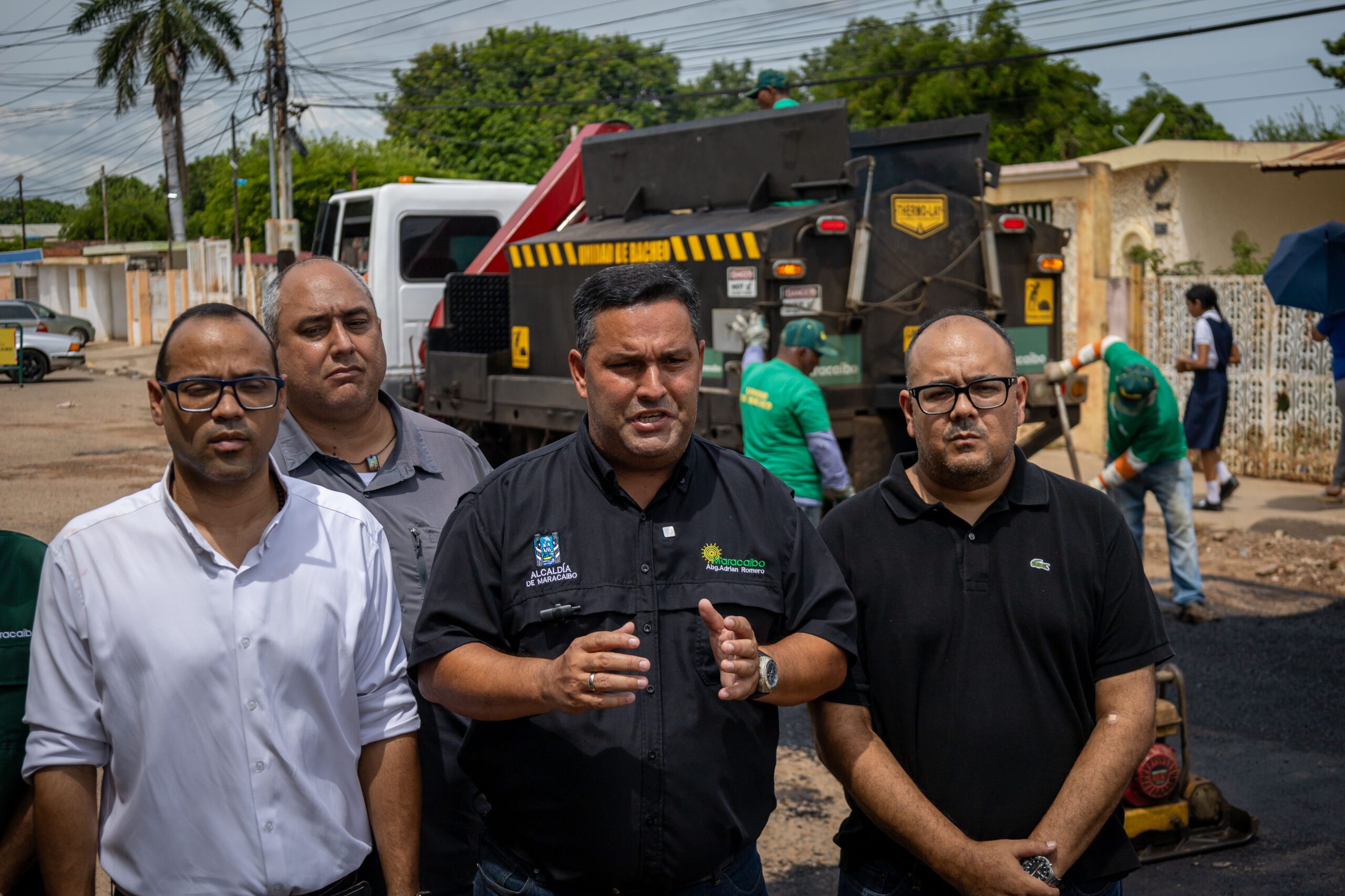 Línea de buses La Estrella 3era beneficiada con Bacheo (3)