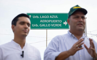 Alcaldía arranca asfaltado de 1.2 kilómetros en la vía principal de Lago Azul parroquia Manuel Dagnino